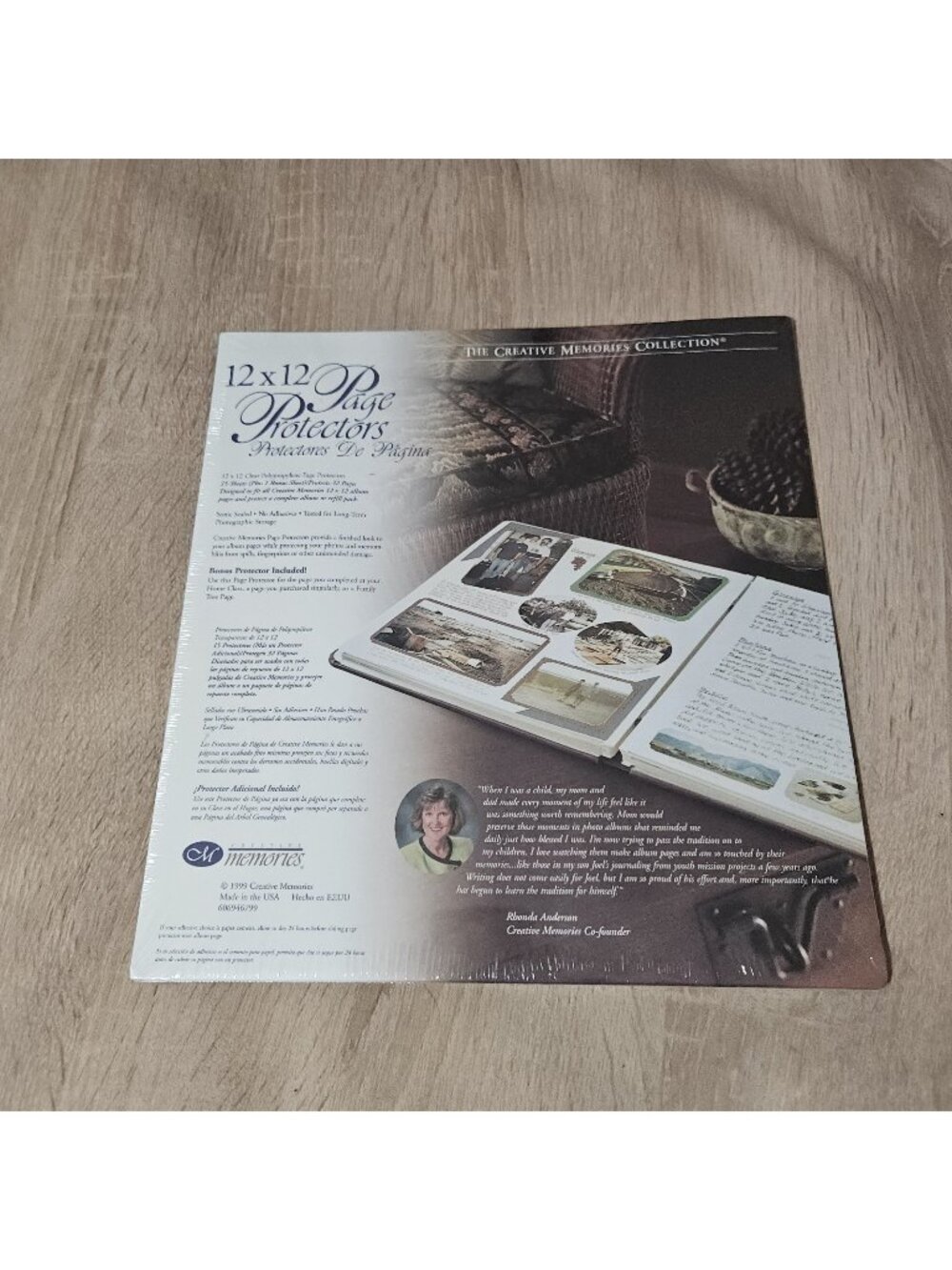 Creative Memories 12x12 Page Protectors Old Style 16 pages 1999